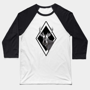 Deer in gas mask Baseball T-Shirt